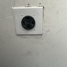Able electric's 14-50 outlet install.  Embarrassing