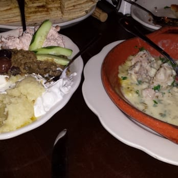 Elia Taverna - Assorted Cold Dips, spanakopita, Keftadakia - Greek Near Me - Bronxville, New York Elia Taverna - Assorted Cold Dips, spanakopita, Keftadakia - Greek Near Me - Bronxville, New York