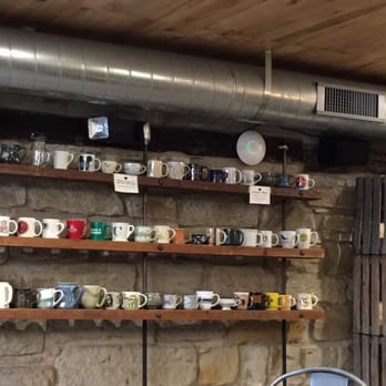 The Local Coffee and Tea - a shelf of coffee mugs - Coffee & Tea Near Me - Oberlin, Ohio The Local Coffee and Tea - a shelf of coffee mugs - Coffee & Tea Near Me - Oberlin, Ohio