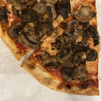 Krispy Pizza  - Mushroom cheese slice - Pizza Near Me - Brooklyn, New York
