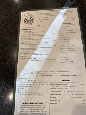 Menu photo 4 Wade's Restaurant Spartanburg, SC Menu photo 4 Wade's Restaurant Spartanburg, SC