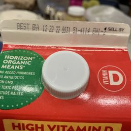 Spoiled Milk sold and given to one year old who got sick. Was purchased on November 26 Caron dated 12/22 Spoiled Milk sold and given to one year old who got sick. Was purchased on November 26 Caron dated 12/22