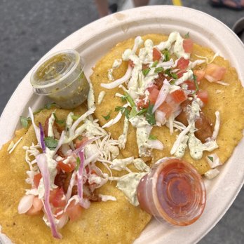 MexiCuban - One small piece of fried cod in each! - Food Trucks Near Me - Renton, Washington