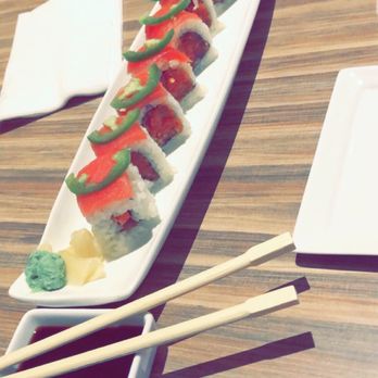 Top Sushi - Sushi roll with spicy tuna - Sushi Bars Near Me - Tomball, Texas Top Sushi - Sushi roll with spicy tuna - Sushi Bars Near Me - Tomball, Texas