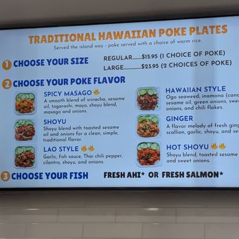 Big Island Poke - menu - Hawaiian Near Me - Minneapolis, Minnesota