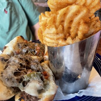 Church Street Tavern - Philly cheesesteak with waffle fries - Bars Near Me - Burlington, Vermont Church Street Tavern - Philly cheesesteak with waffle fries - Bars Near Me - Burlington, Vermont