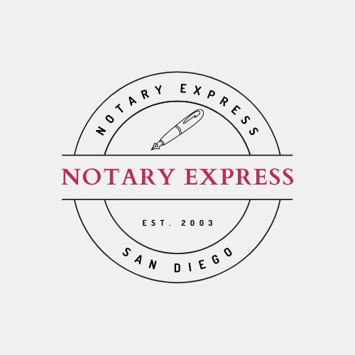 NOTARY EXPRESS SAN DIEGO 7503 Circulo Sequoia, Carlsbad, California