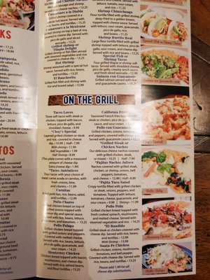 Photo of Agave's Mexican Restaurant - Lafayette, TN, US. the menu