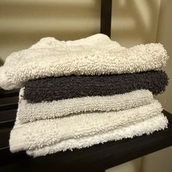 Crystal Adventures - Washcloths are very worn and dirty.