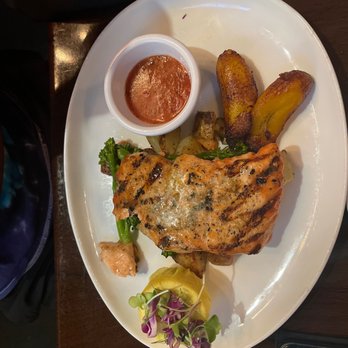 Escovitchez - The Guava Glazed Grilled Salmon* - Caribbean Near Me - Snellville, Georgia