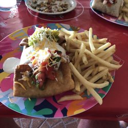 Taco Maya - Chimichanga with pork.