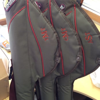 Bloomington Custom Embroidery - We can embroider items you buy.   Personalized fishing pole cases are a great gift! - Embroidery & Crochet Near Me - Minneapolis, Minnesota