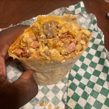 Gilbertos Taco Shop - Big ass burrito!!! - Tacos Near Me - Arlington, Texas