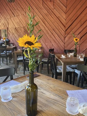 Photo of Tiger Mountain Vineyards - Tiger, GA, US. Beautiful cafe tables