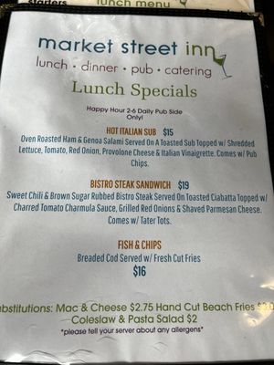 Menu photo 1 Market Street Inn Salisbury, MD Menu photo 1 Market Street Inn Salisbury, MD