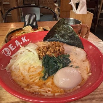 EAK Ramen - Oh So Hot Miso With Seasoned Egg - Ramen Near Me - New York, New York