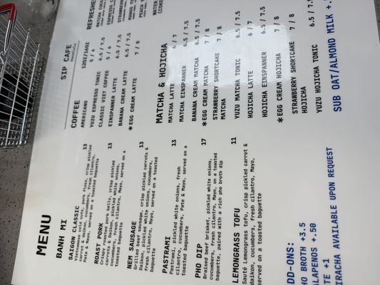 Menu photo 1 Sip Cafe Honolulu, HI Menu photo 1 Sip Cafe Honolulu, HI
