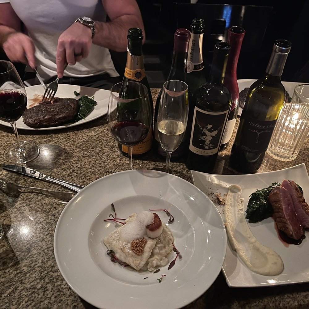 Fish special, ribeye special, Smoked Duck Breast, Duck Jus & lots of byob wine! So fun!! Fish special, ribeye special, Smoked Duck Breast, Duck Jus & lots of byob wine! So fun!!