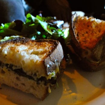 Freemans - Grilled Cheddar Sandwich with watercress, mixed greens salad - Breakfast & Brunch Near Me - New York, New York Freemans - Grilled Cheddar Sandwich with watercress, mixed greens salad - Breakfast & Brunch Near Me - New York, New York