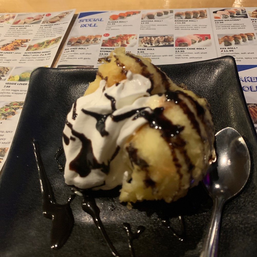 Sushi Hero - He ordered the Vanilla Tempura Ice Cream - Sushi Bars Near Me - Henderson, Nevada Sushi Hero - He ordered the Vanilla Tempura Ice Cream - Sushi Bars Near Me - Henderson, Nevada