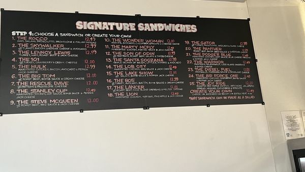 Menu photo 2 The Sandwich Spot Thousand Oaks, CA