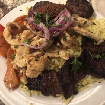 Jerusalem Cafe - Combination plate - Middle Eastern Near Me - Oak Park, Illinois
