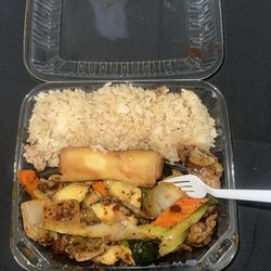 Juicy Crab Cajun Seafood&Chinese Food - Black pepper beef combo