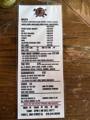 Menu photo 2 Station 8 BBQ Wichita, KS
