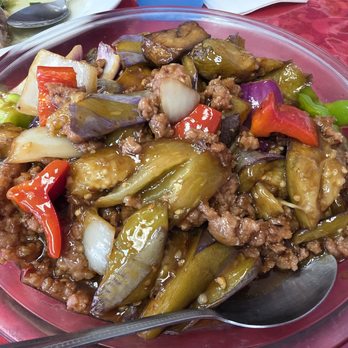 Royal Palace Restaurant - Pork with Eggplant - Cantonese Near Me - Honolulu, Hawaii Royal Palace Restaurant - Pork with Eggplant - Cantonese Near Me - Honolulu, Hawaii