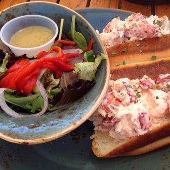 Nelson's - Lobster Roll with Salad - Seafood Near Me - Rancho Palos Verdes, California Nelson's - Lobster Roll with Salad - Seafood Near Me - Rancho Palos Verdes, California