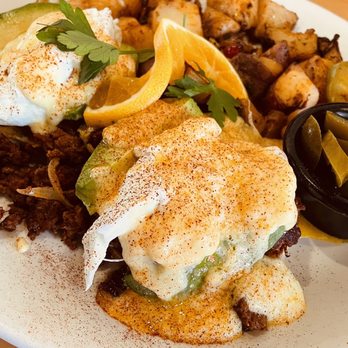 Cheff Che Cafe & Bar - Chorizo Benedict - Empanadas Near Me - San Jose, California Cheff Che Cafe & Bar - Chorizo Benedict - Empanadas Near Me - San Jose, California