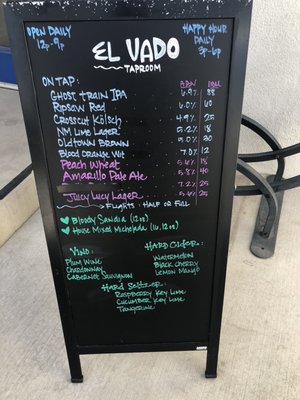 Menu photo 6 El Vado Taproom Albuquerque, NM