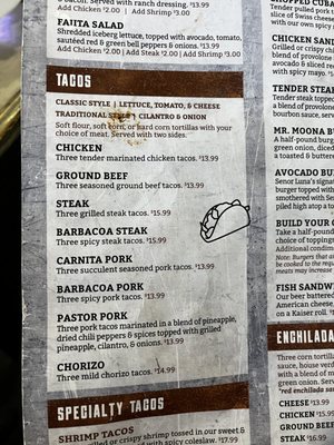 Menu photo 3 Señor Luna New Berlin, WI Menu photo 3 Señor Luna New Berlin, WI