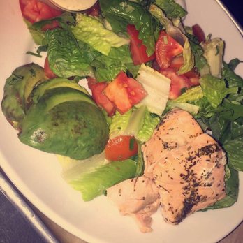 Urban Plates - $15 salad with tasteless salmon. - Salad Near Me - Pasadena, California Urban Plates - $15 salad with tasteless salmon. - Salad Near Me - Pasadena, California