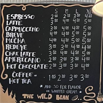 The Wild Bean - The coffee choices. - Coffee & Tea Near Me - Lewisburg, West Virginia The Wild Bean - The coffee choices. - Coffee & Tea Near Me - Lewisburg, West Virginia