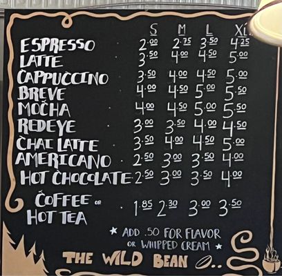 Menu photo 1 The Wild Bean Lewisburg, WV Menu photo 1 The Wild Bean Lewisburg, WV
