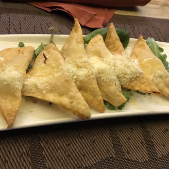 Nami - Crab Rangoon. Interesting and tasty presentation with Parmesan cheese and drawn butter on top. - Japanese Near Me - Providence, Rhode Island Nami - Crab Rangoon. Interesting and tasty presentation with Parmesan cheese and drawn butter on top. - Japanese Near Me - Providence, Rhode Island
