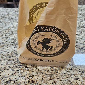 Panini Kabob Grill - To go bag - Middle Eastern Near Me - Northridge, California Panini Kabob Grill - To go bag - Middle Eastern Near Me - Northridge, California