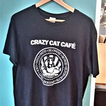 Crazy Cat Café - Do you need t-shirts?  They have them.  Or do you want one from the Bocconi? - Cafes Near Me - Milan, Michigan