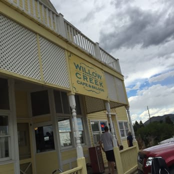 Willow Creek Cafe & Saloon - Walking up from side - Barbeque Near Me - Willow Creek, Montana Willow Creek Cafe & Saloon - Walking up from side - Barbeque Near Me - Willow Creek, Montana