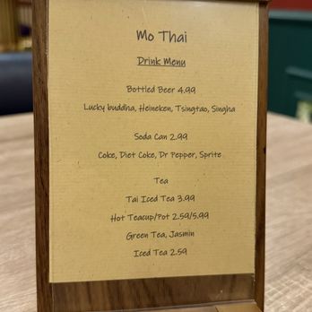 Mo Thai - Drink Menu - Thai Near Me - Dallas, Texas Mo Thai - Drink Menu - Thai Near Me - Dallas, Texas