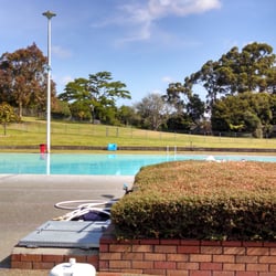 Waterworld - View of a portion of the outdoor pool, grassy area beyond