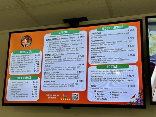 Menu photo 5 Family Tacos Nashville, TN