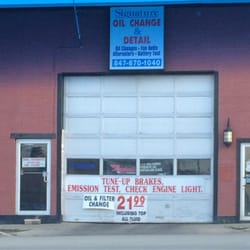 Signature Mobile Oil Change & Auto Detailing - Kensington Street entrance.