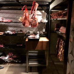 Tage Restaurang - The meat fridge! This view is simply awesome...