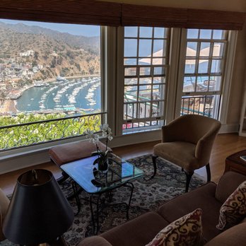 Mt Ada - View from interior lounge - Bed & Breakfast Near Me - Avalon, California Mt Ada - View from interior lounge - Bed & Breakfast Near Me - Avalon, California