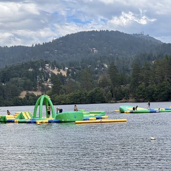 Lake Gregory Regional Park - Inflatables - Hiking Near Me - Crestline, California