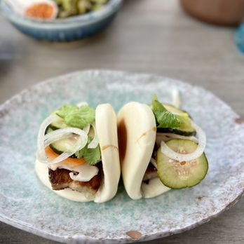 Lucky Robot Restaurant - Steamed pork buns - Sushi Bars Near Me - Austin, Texas Lucky Robot Restaurant - Steamed pork buns - Sushi Bars Near Me - Austin, Texas