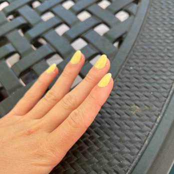 Lavish Nails Spa - The sides have no skin because she filed them so thin on the sides. Not what you do when you want rounded nails - Nail Salons Near Me - Holly Springs, North Carolina Lavish Nails Spa - The sides have no skin because she filed them so thin on the sides. Not what you do when you want rounded nails - Nail Salons Near Me - Holly Springs, North Carolina