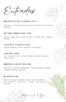 Menu photo 5 Restaurante Milpa Holbox Holbox, ROO